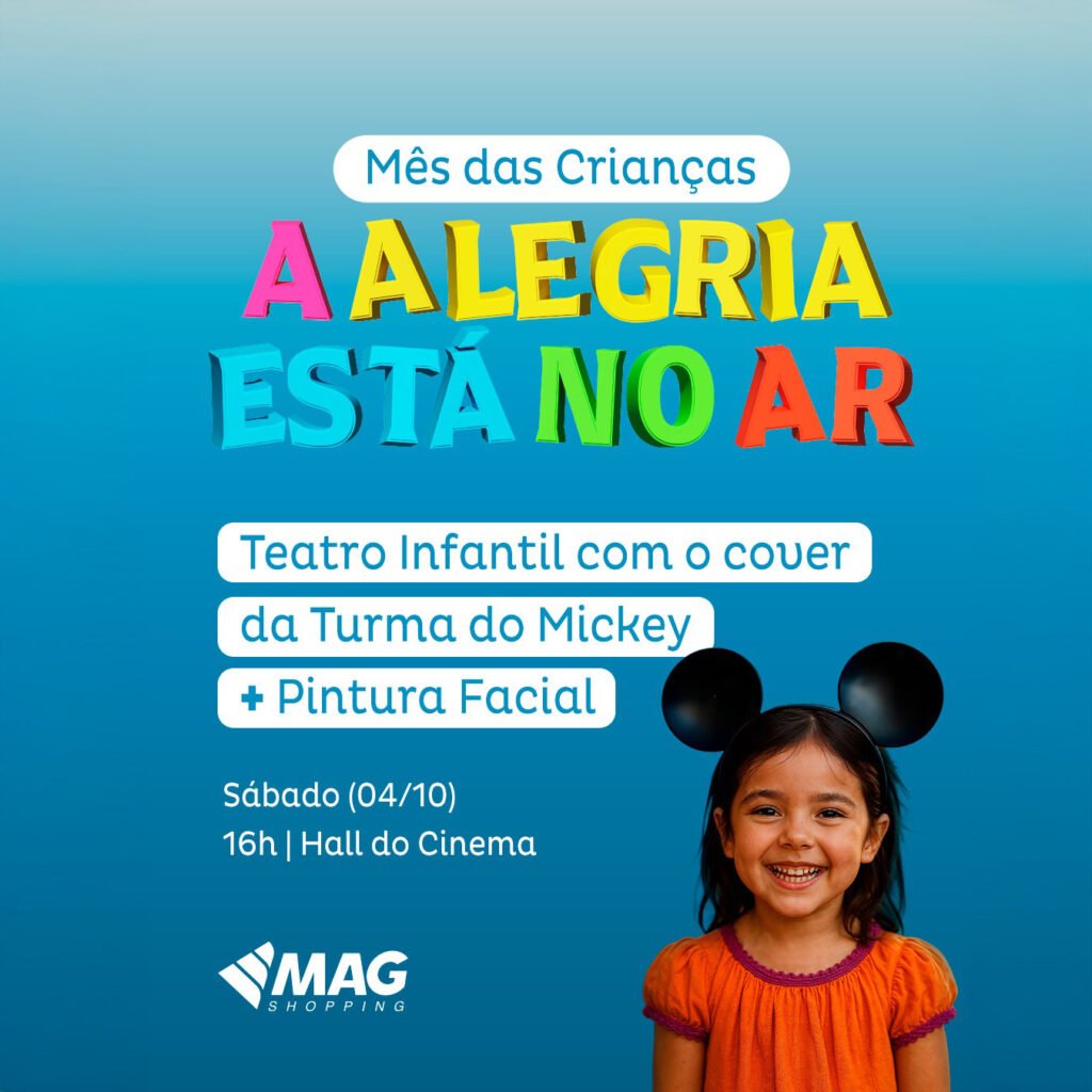A alegria está no ar!